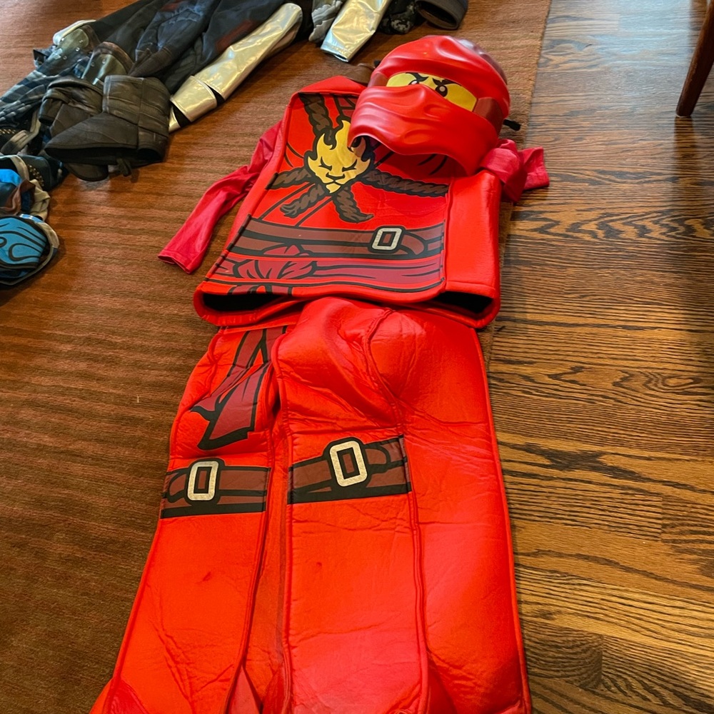 Lego red ninja Halloween costume
